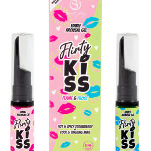Pack 2 gels pour sexe oral Flirty Kiss - Secret Play