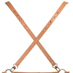 Harnais X marron - Maze