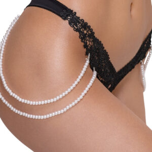 String Rio avec chaines de perles - Cottelli LINGERIE