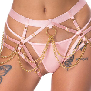 String harnais rose - Bad Kitty