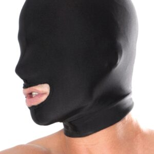 Cagoule spandex bouche ouverte