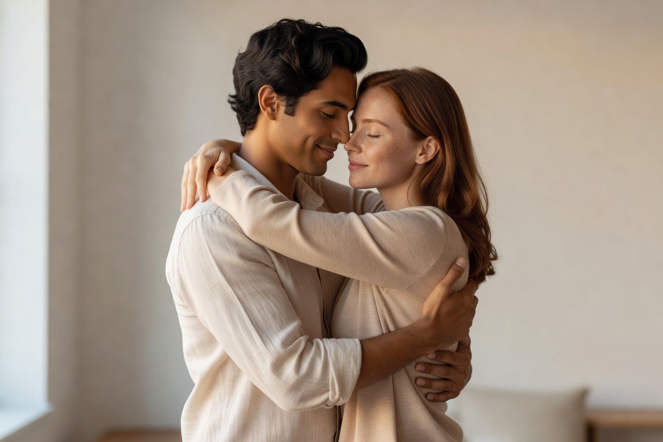 Les impacts de la pornographie sur la sexualité réelle chez un couple intime enlacé